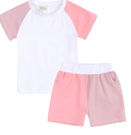 Kids Tales Contrast Short Set