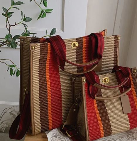 Strip Canvas Bag