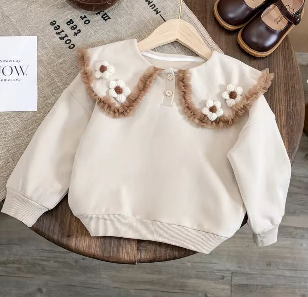 Flower Collar Jumper