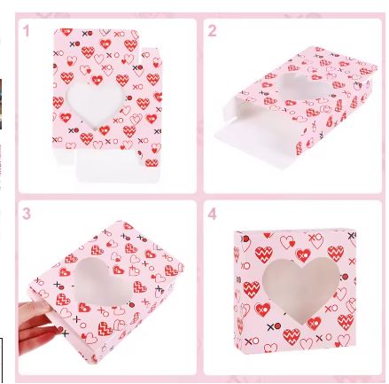 Love Heart Open Window Gift Box