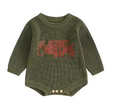 Baby 1st Christmas Romper