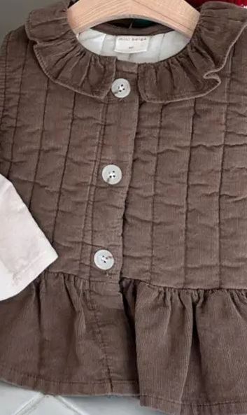 Girls Frill Gilet