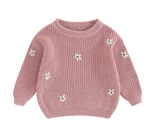 Flower Knitted Jumper