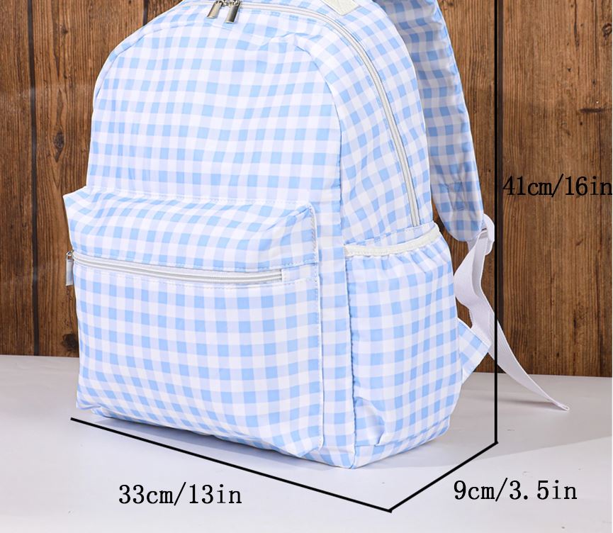 Plaid Backpack