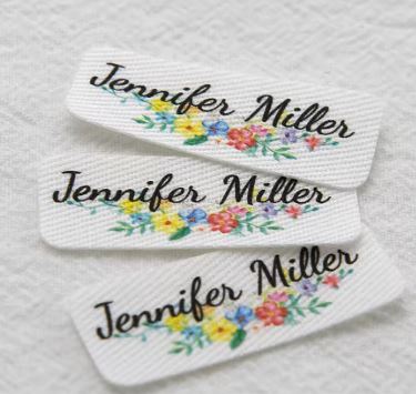 Iron On Name label - 96 labels