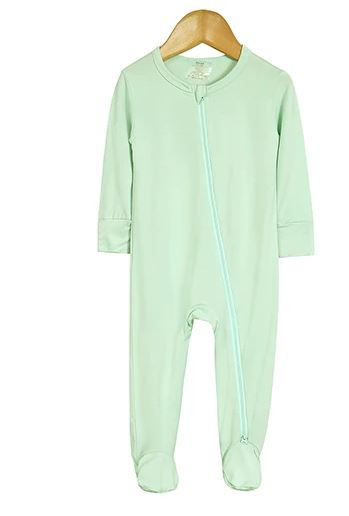 Bamboo Babygrow with feet