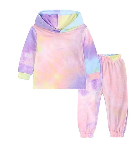 Kids Tales Hooded Tie Dye Lounge Sets