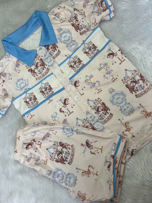 Carousel Nightwear - Blue