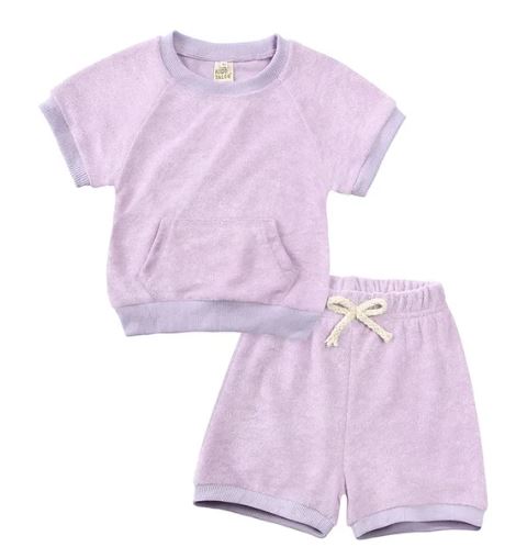 Kids Tales Terry Towelling  Short Set