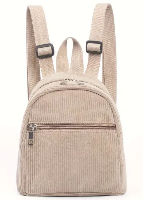 Small Corduroy Backpack