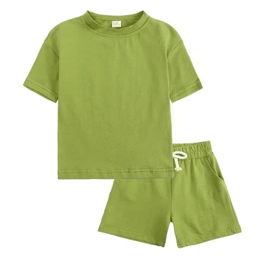 Kids Tales Plain Colour Short Set