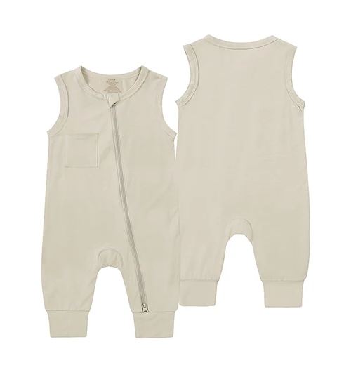 Bamboo Romper with Pocket Detail