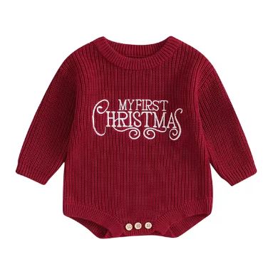 Baby 1st Christmas Romper