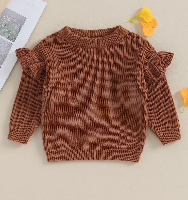 Frill Knitted Jumper