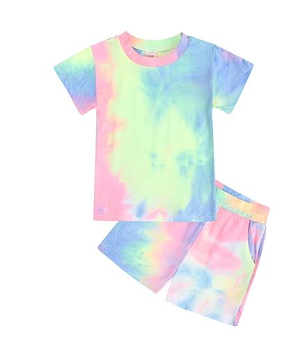 Kids Tales Tie-Dye Short Set