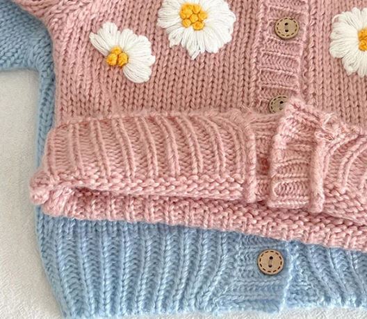 Flower Knitted Cardigan