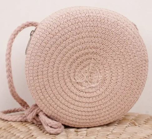 Straw Circle Bag