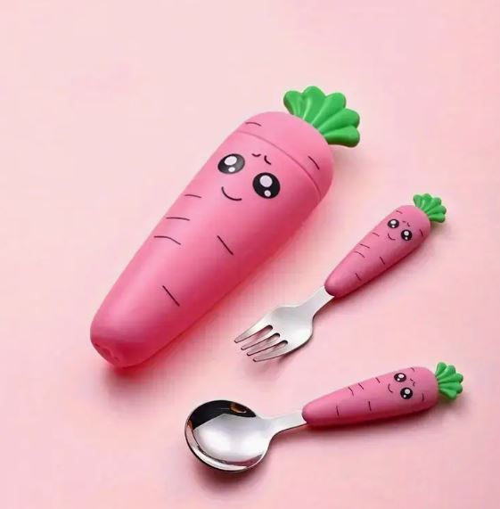 Carrot Cutlery Set