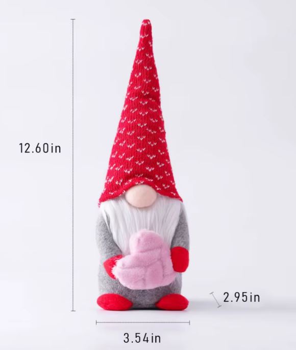 Valentines Day Faceless Gnome