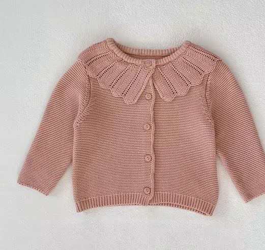 Pink Knitted Cardigan