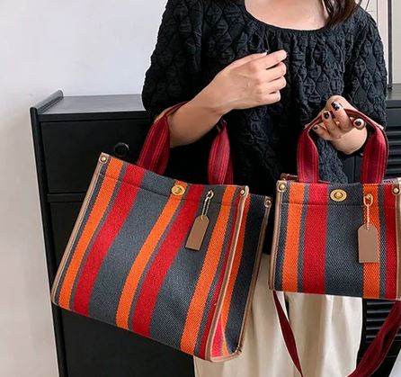 Strip Canvas Bag