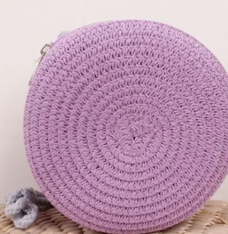 Straw Circle Bag