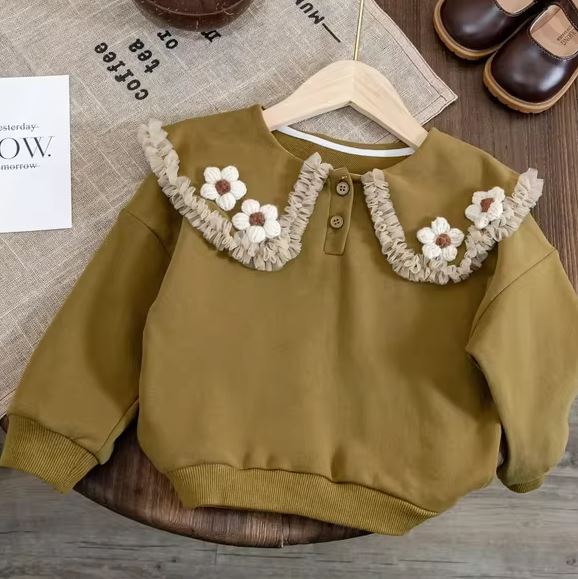Flower Collar Jumper