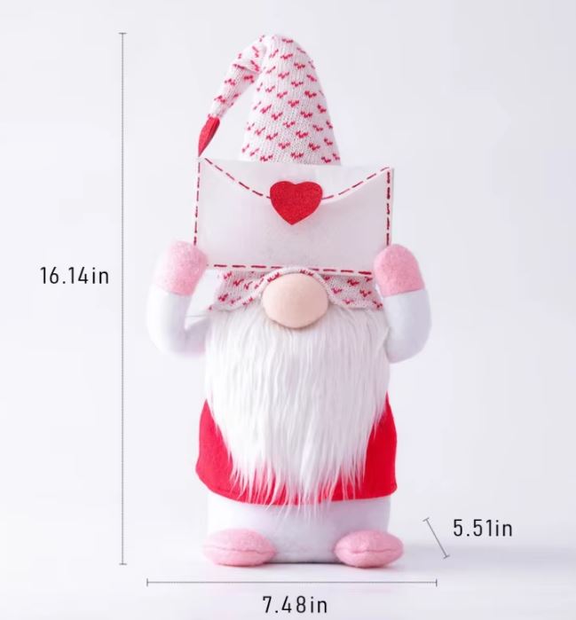 Valentines Day Faceless Gnome