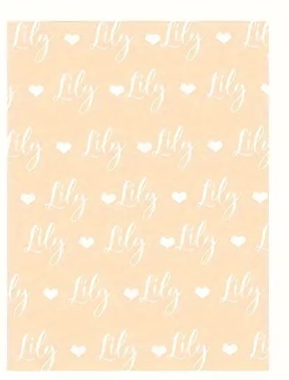 Style 3 Name Blanket