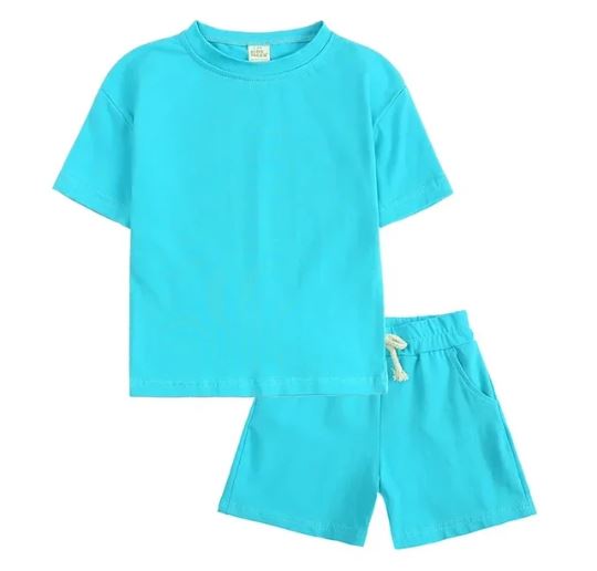 Kids Tales Plain Colour Short Set