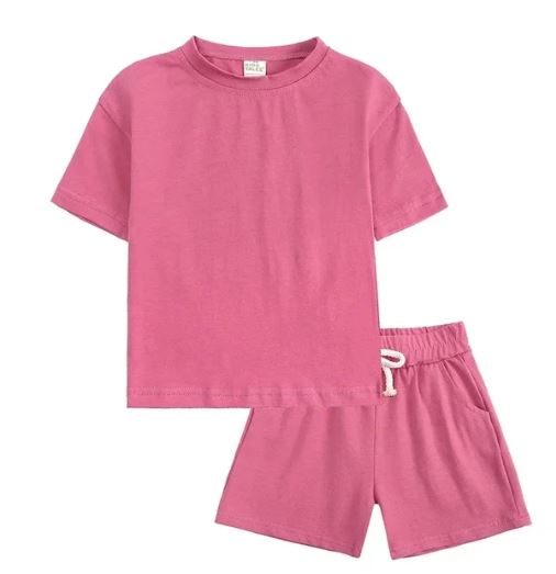 Kids Tales Plain Colour Short Set