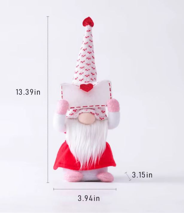 Valentines Day Faceless Gnome