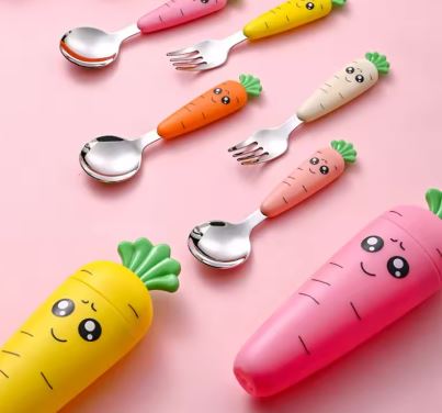 Carrot Cutlery Set