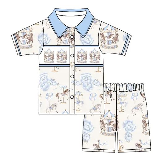 Carousel Nightwear - Blue