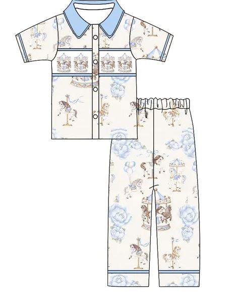Carousel Nightwear - Blue