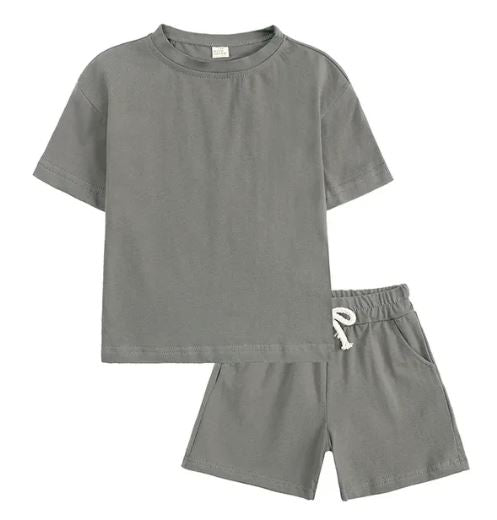 Kids Tales Plain Colour Short Set