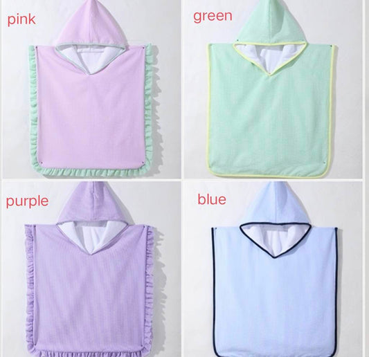 Seersucker Hooded Towel