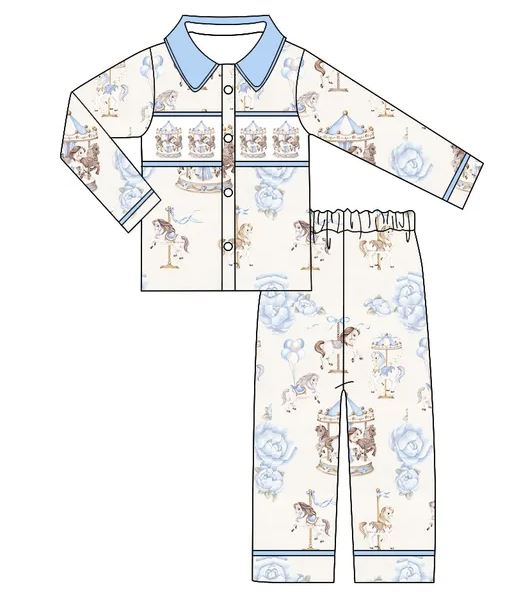 Carousel Nightwear - Blue