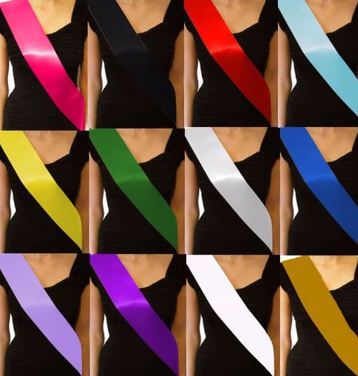 Blank Sash - Pack of 10