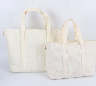 Corduroy Tote Bag