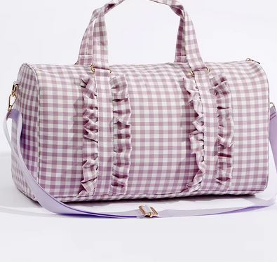 Gingham Ruffle Bag