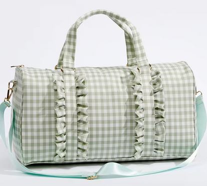 Gingham Ruffle Bag