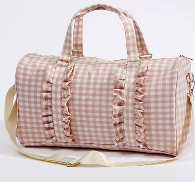 Gingham Ruffle Bag